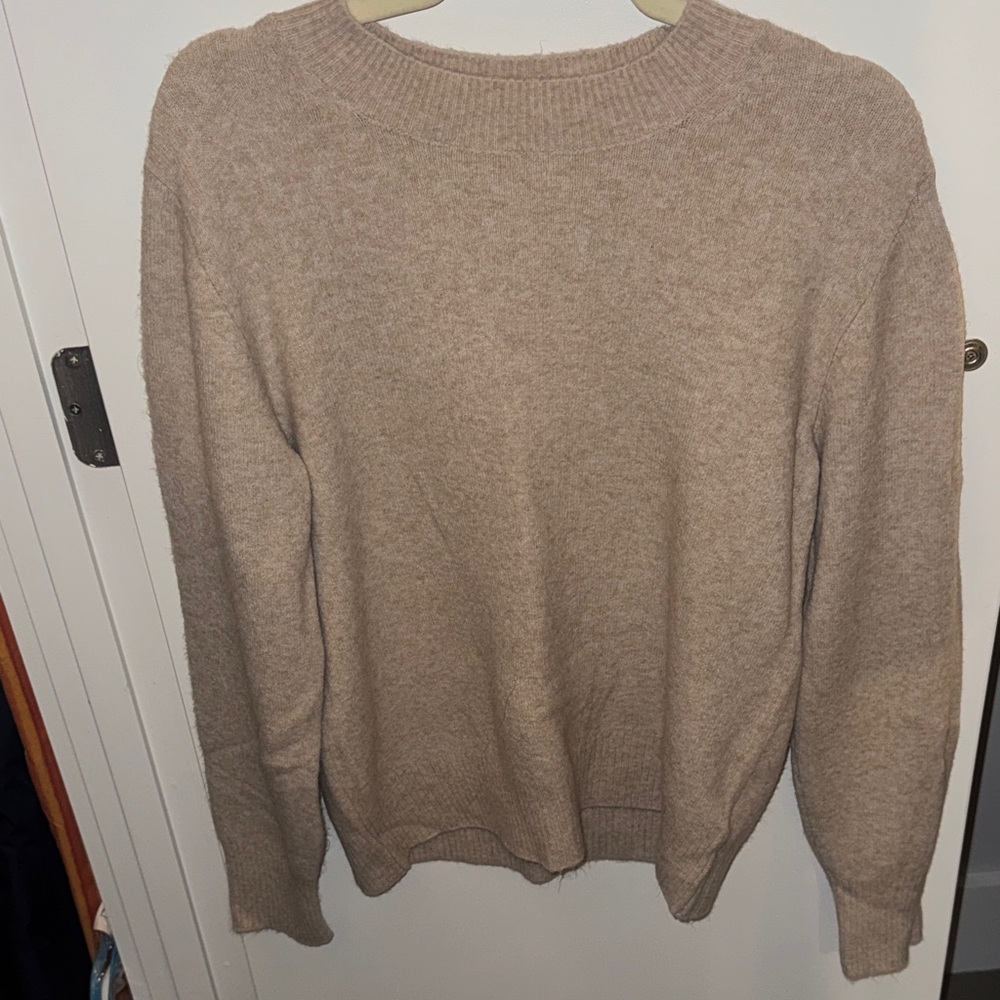 J. Crew Men's Beige Crewneck Sweater